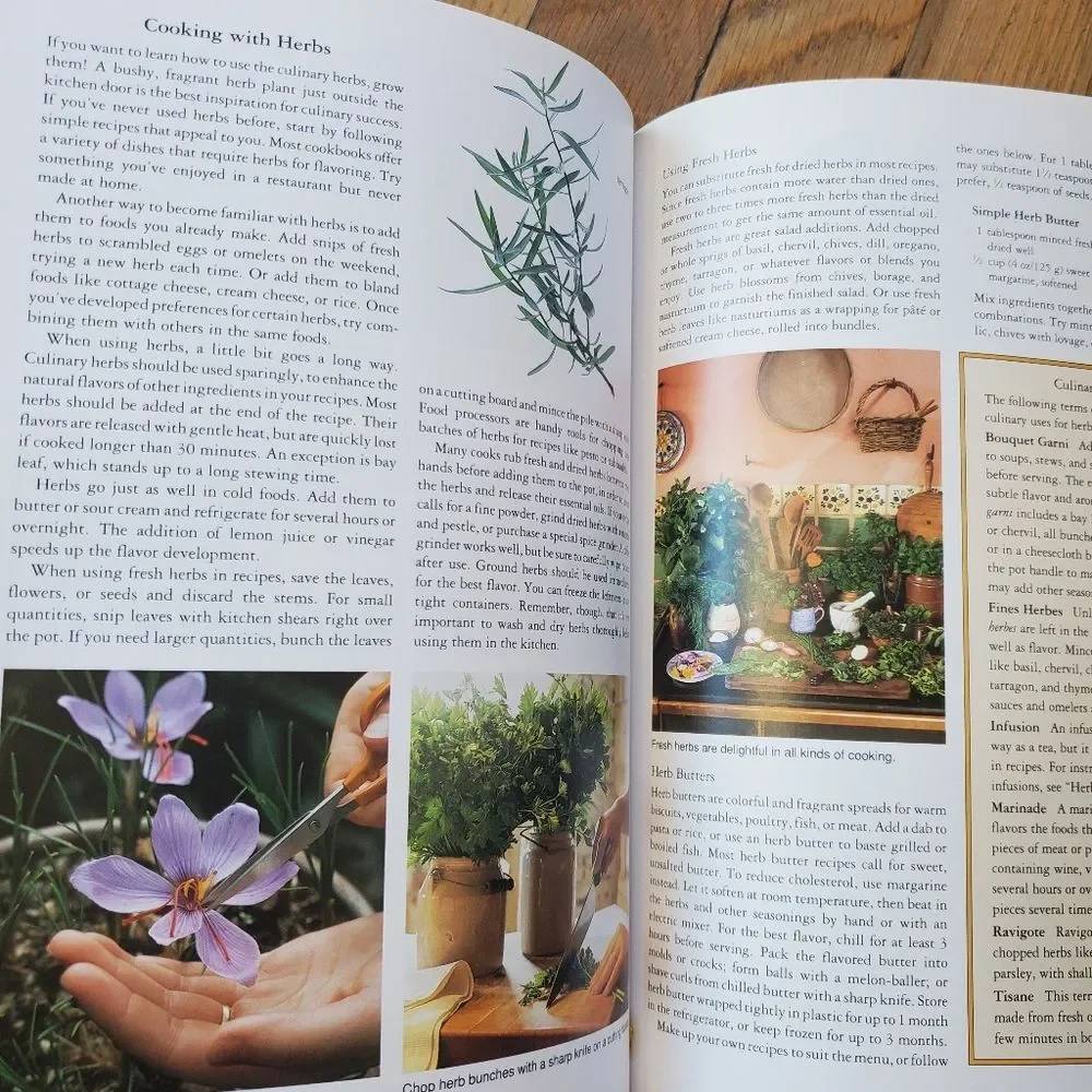 Rodales‎ Successful Organic Gardening Herbs Paperback Book Vintage